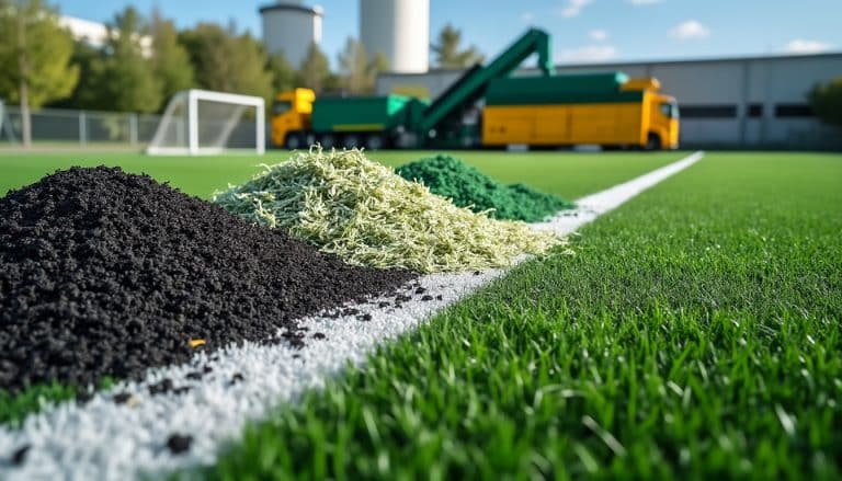 Fin de vie d'un terrain synthétique : le recyclage et son coût