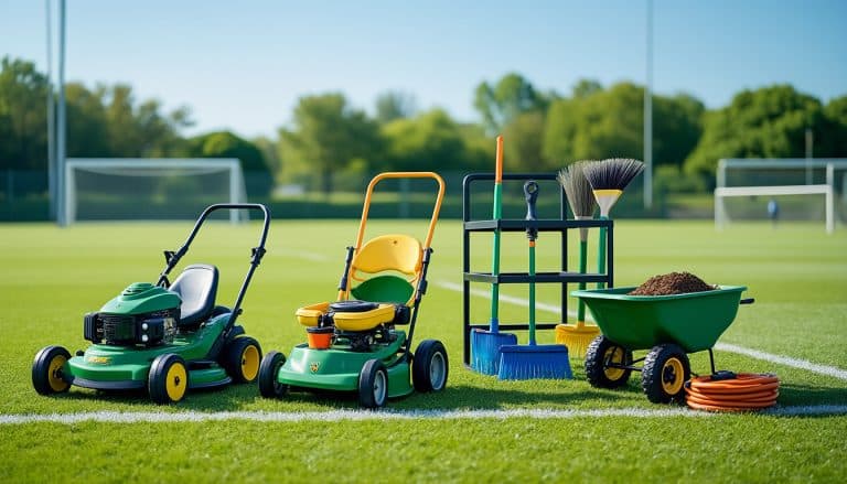 Matériel d'entretien d'un terrain : ce qu'un club doit posséder